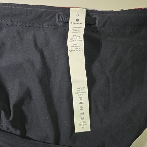 Lululemon Low Rise Shoreline Bikini Bottom in‎ Lush Lillies Women's Size 8 - Picture 5 of 5